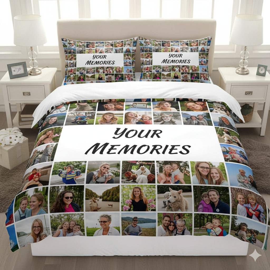 Personalized Duvet Cover Set - Premium Polyester & 100% Cotton | Cozy Cubs