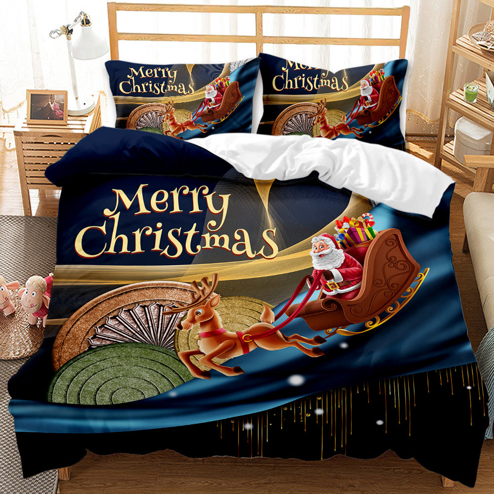 Festive Dreams Personalised Quilt Cover Set