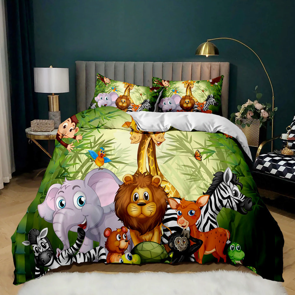 Jungle Safari Adventure Quilt Cover Set