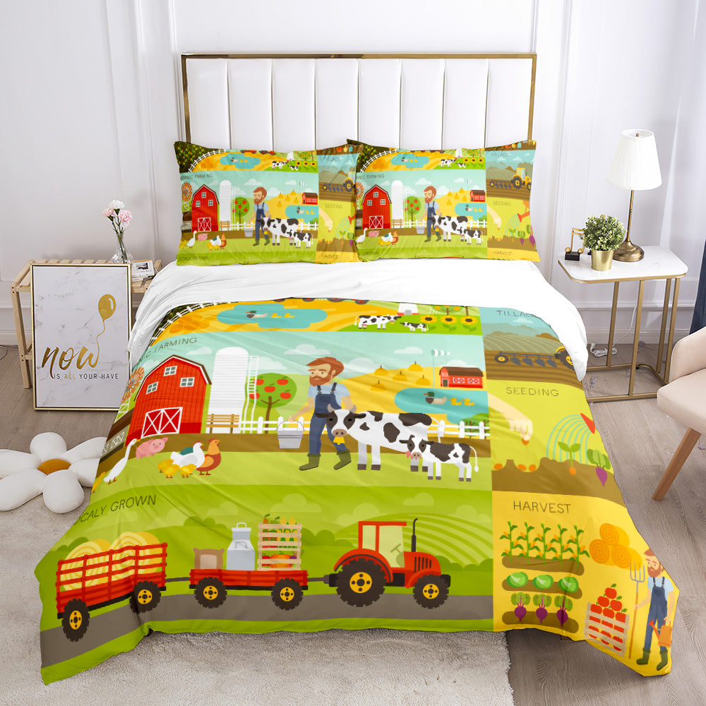 Country Farm Adventure Quilt Cover Set