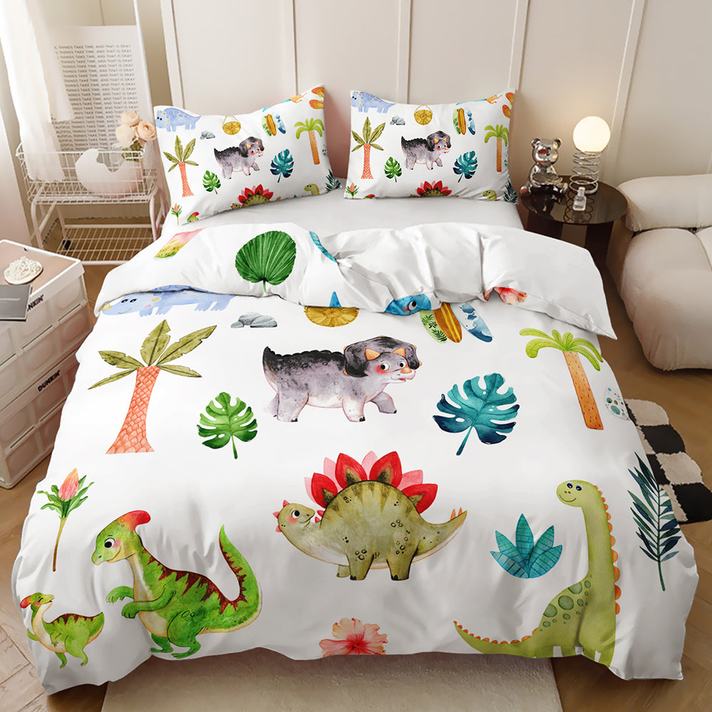 Jurassic Jungle Dinosaur Quilt Set
