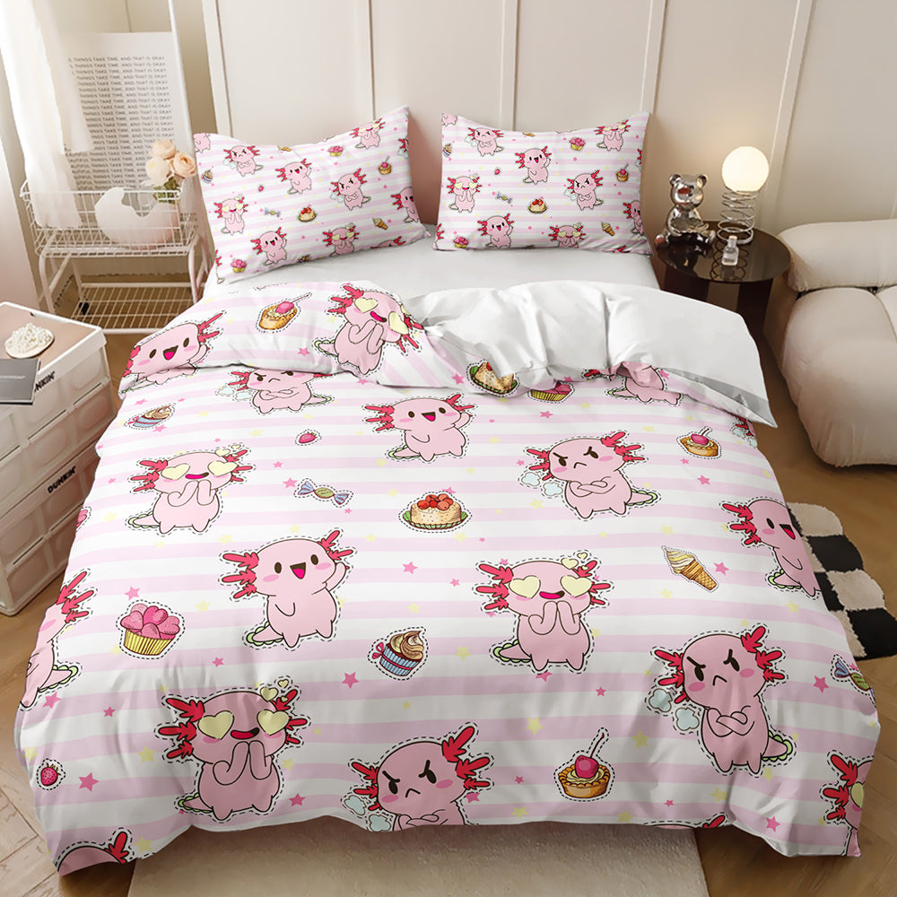 Axolotl Sweet Treats Quilt Cover Set