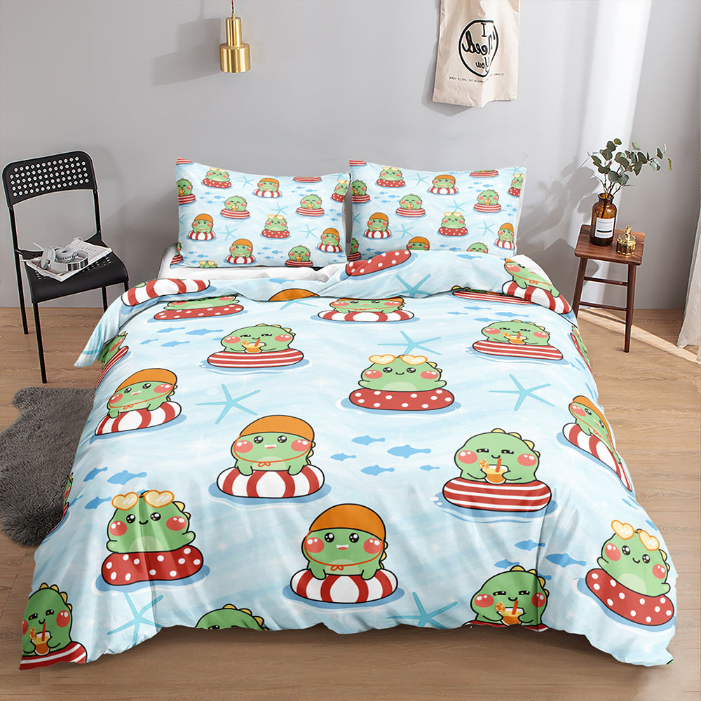 Charming Cactus Fun Time Quilt Cover Set
