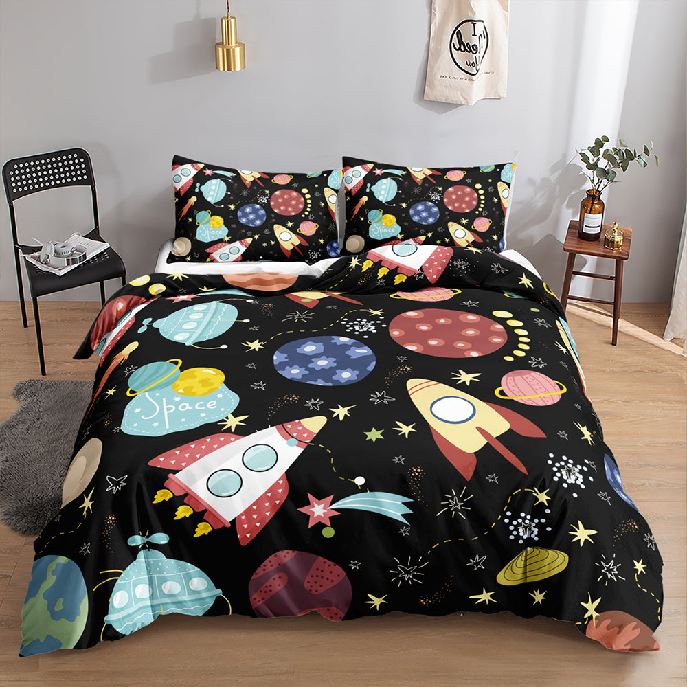 Galactic Explorer Rocket Bedding Set