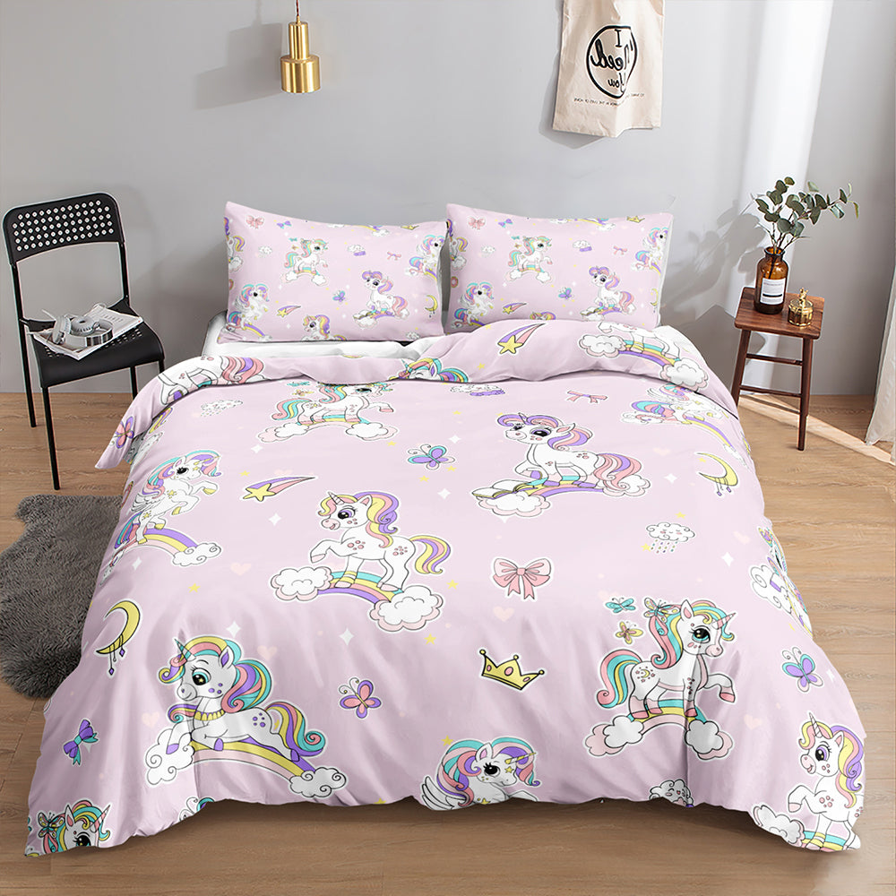Rainbow Unicorn Dreamscape Quilt Set