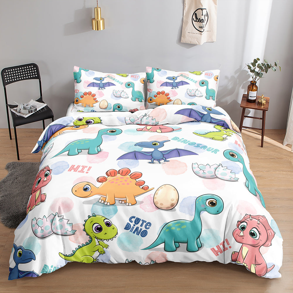 Prehistoric Pals Dinosaur Quilt Cover Set