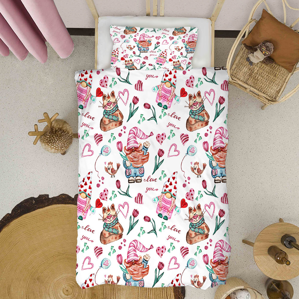 Charming Gnome & Woodland Friends Quilt Set