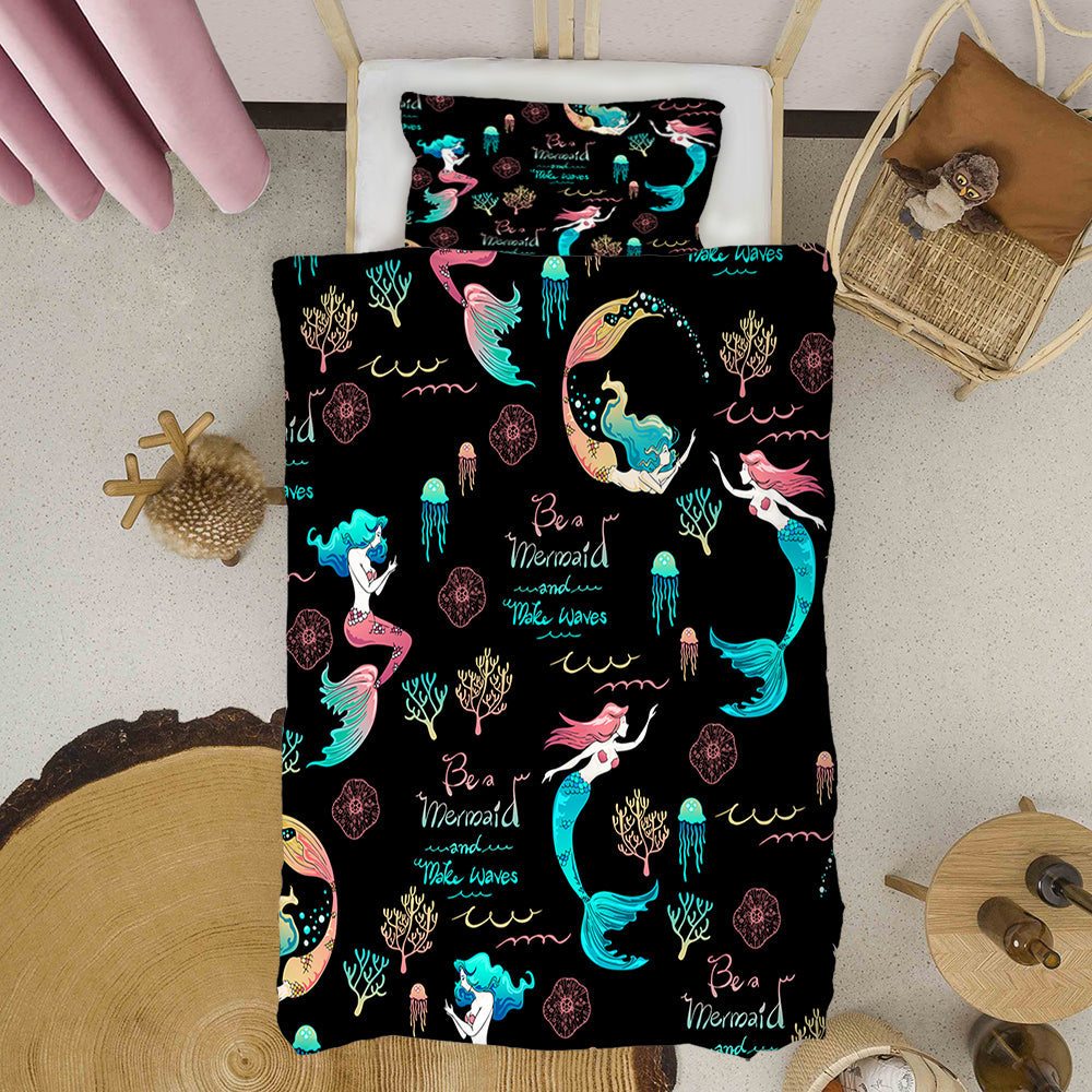 Mystical Mermaid Waves Bedding Set