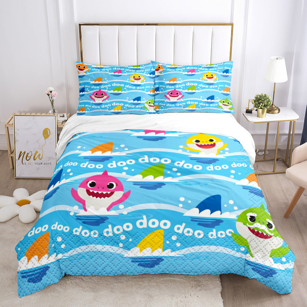 Jolly Shark Sing-Along Quilt Cover Set