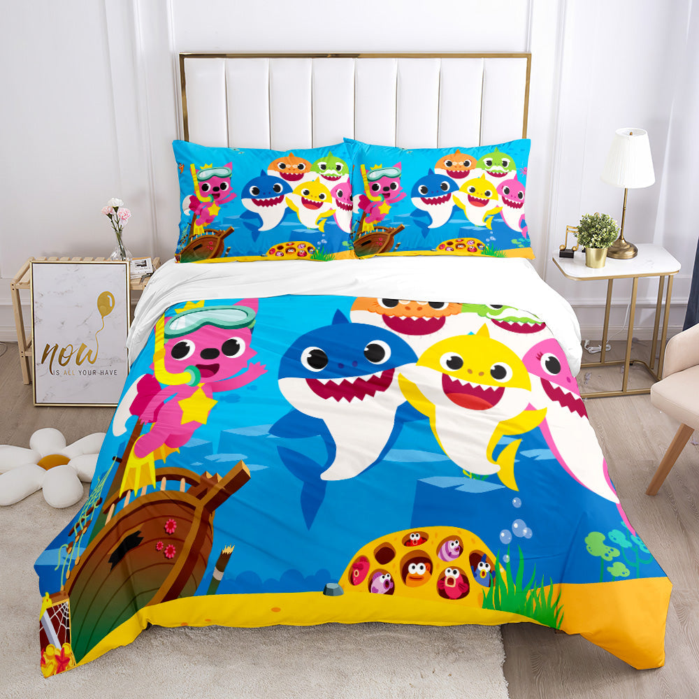 Undersea Adventure Sharks Quilt Cover Set