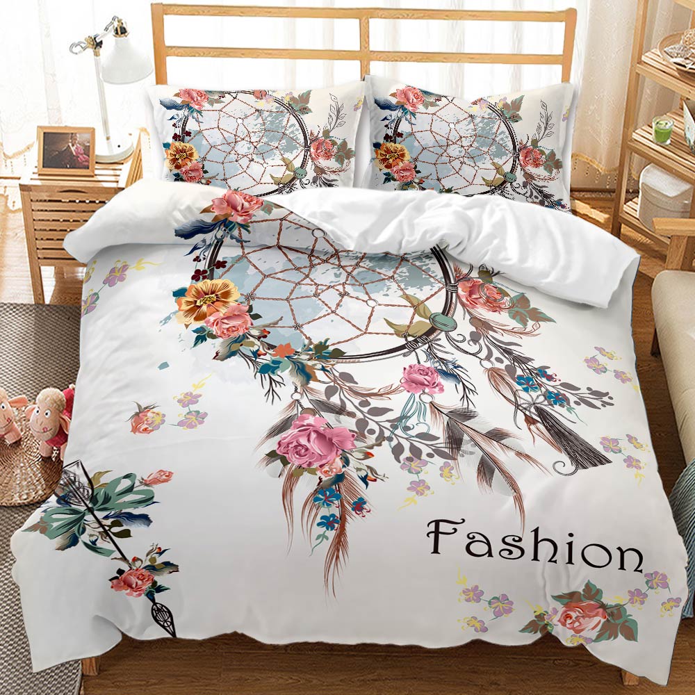 Dreamcatcher Floral Fantasy Duvet Set