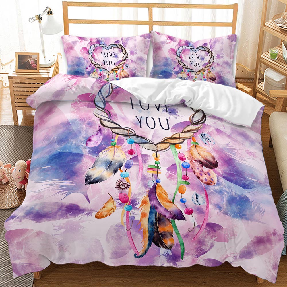 Whimsical Dreamcatcher Love Duvet Set