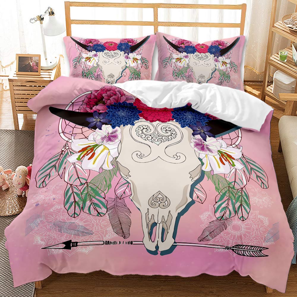Boho Blossom Dreamcatcher Quilt Cover Set