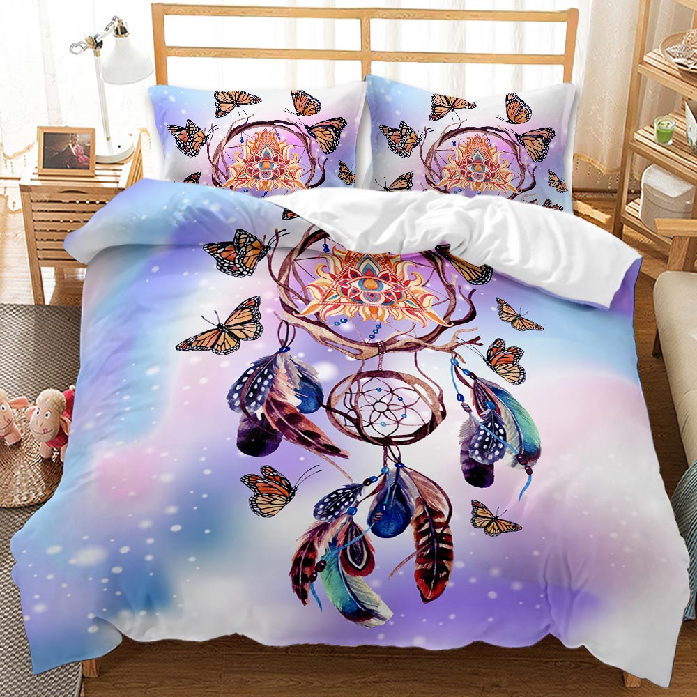 Mystical Dreamcatcher Butterfly Bedding Set