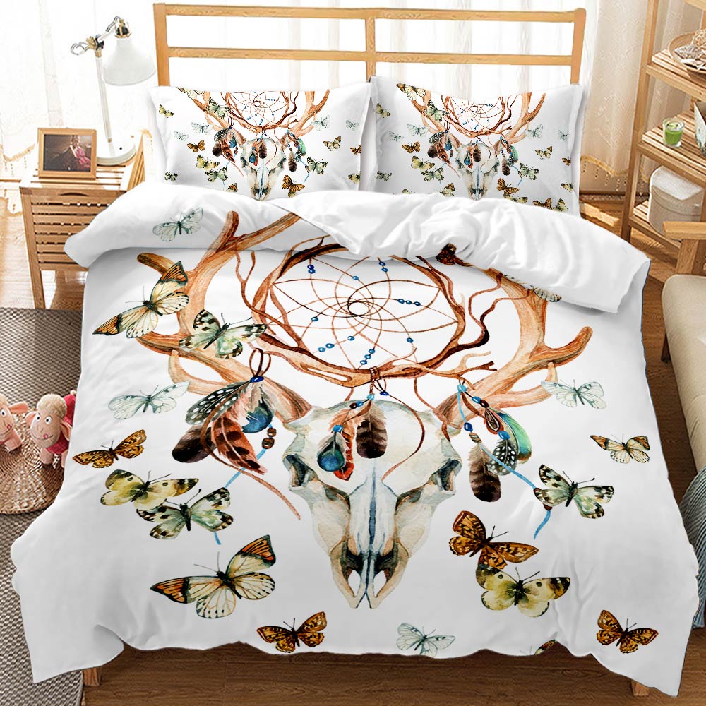 Mystical Dreamcatcher Butterfly Quilt Cover Set