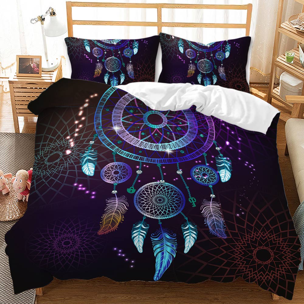 Mystical Dreamcatcher Nocturnal Quilt Set