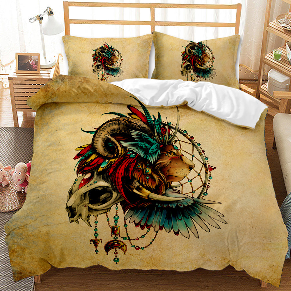 Mystical Warrior Spirit Quilt Cover Set