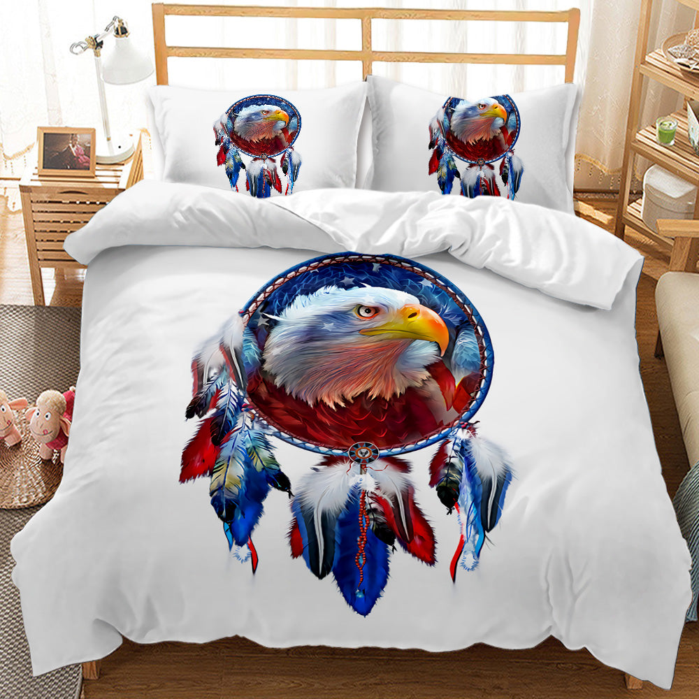 Majestic Eagle Dreamcatcher Quilt Set