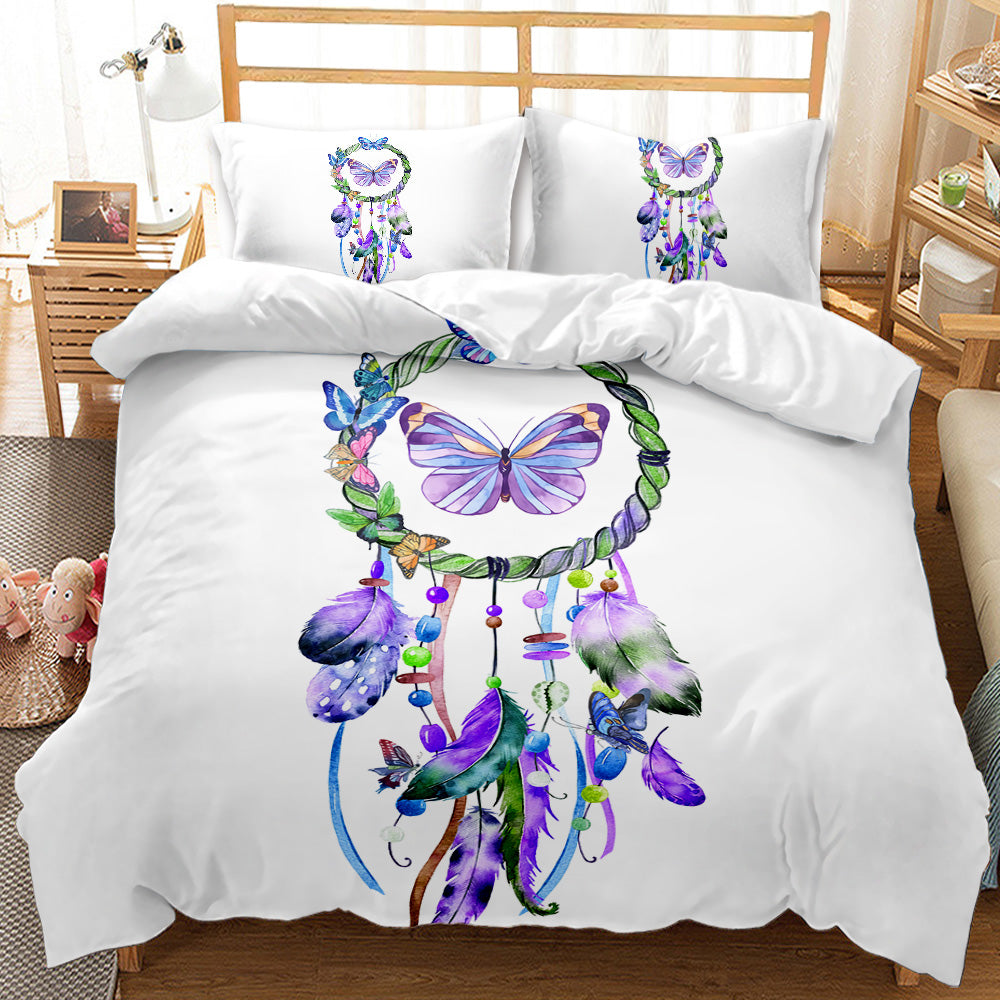 Butterfly Dreamcatcher Enchantment Quilt Cover
