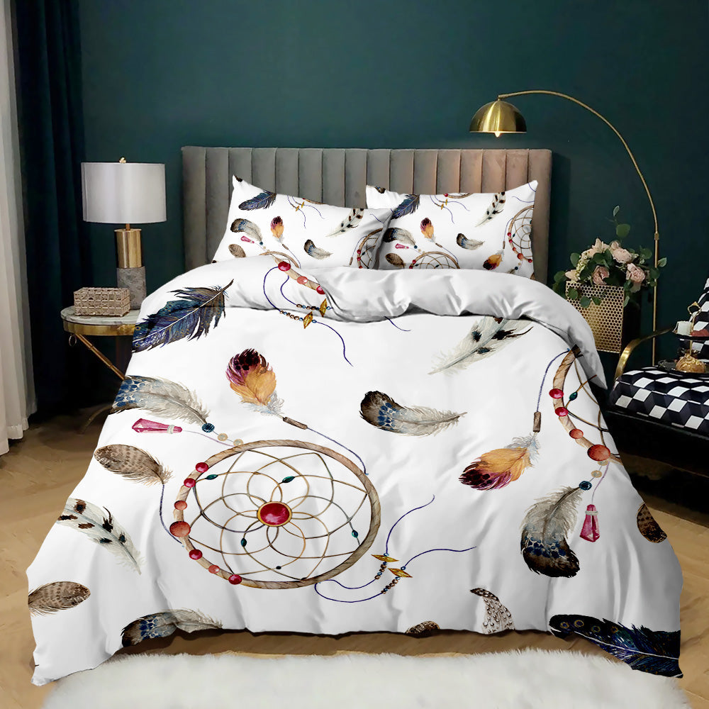 Dreamcatcher Serenity Feather Quilt Set