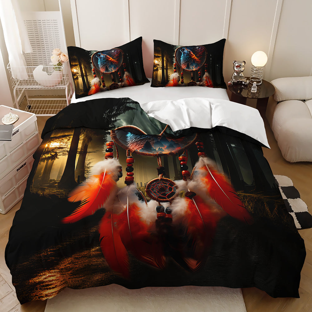 Mystic Dreamcatcher Forest Bedding Set