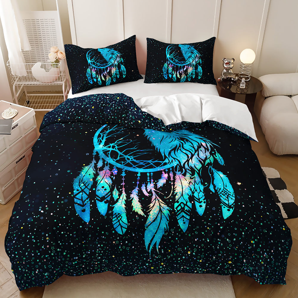 Celestial Dreamcatcher Galaxy Bedding Set
