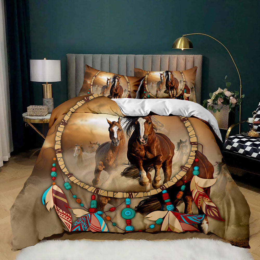 Wild Spirit Stallion Quilt Cover Set
