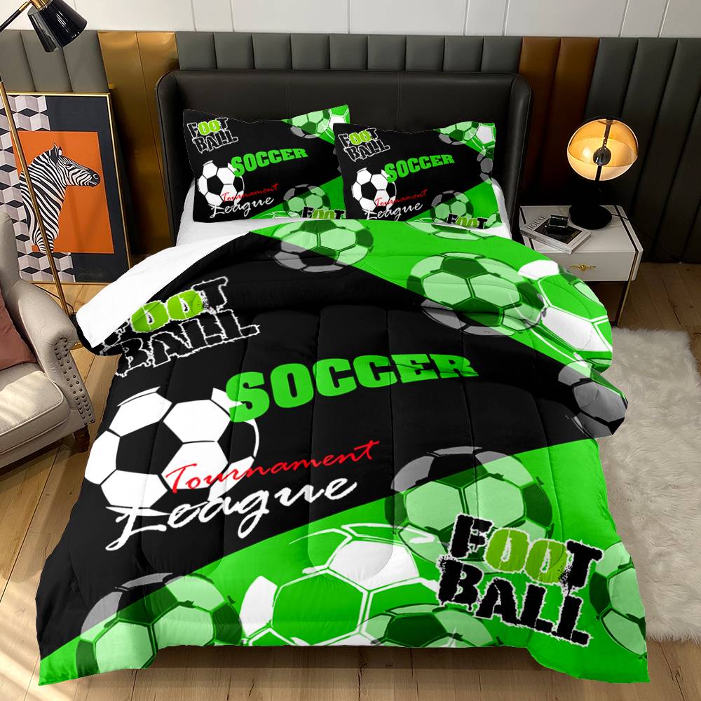 Goal Scorer Soccer League Bedding Set