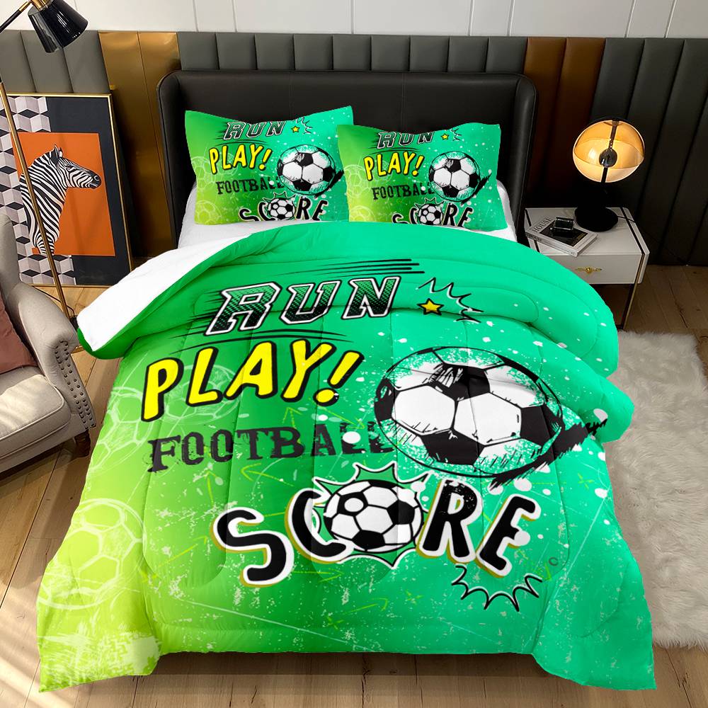 Goal-Getter Soccer Dream Quilt Cover Set