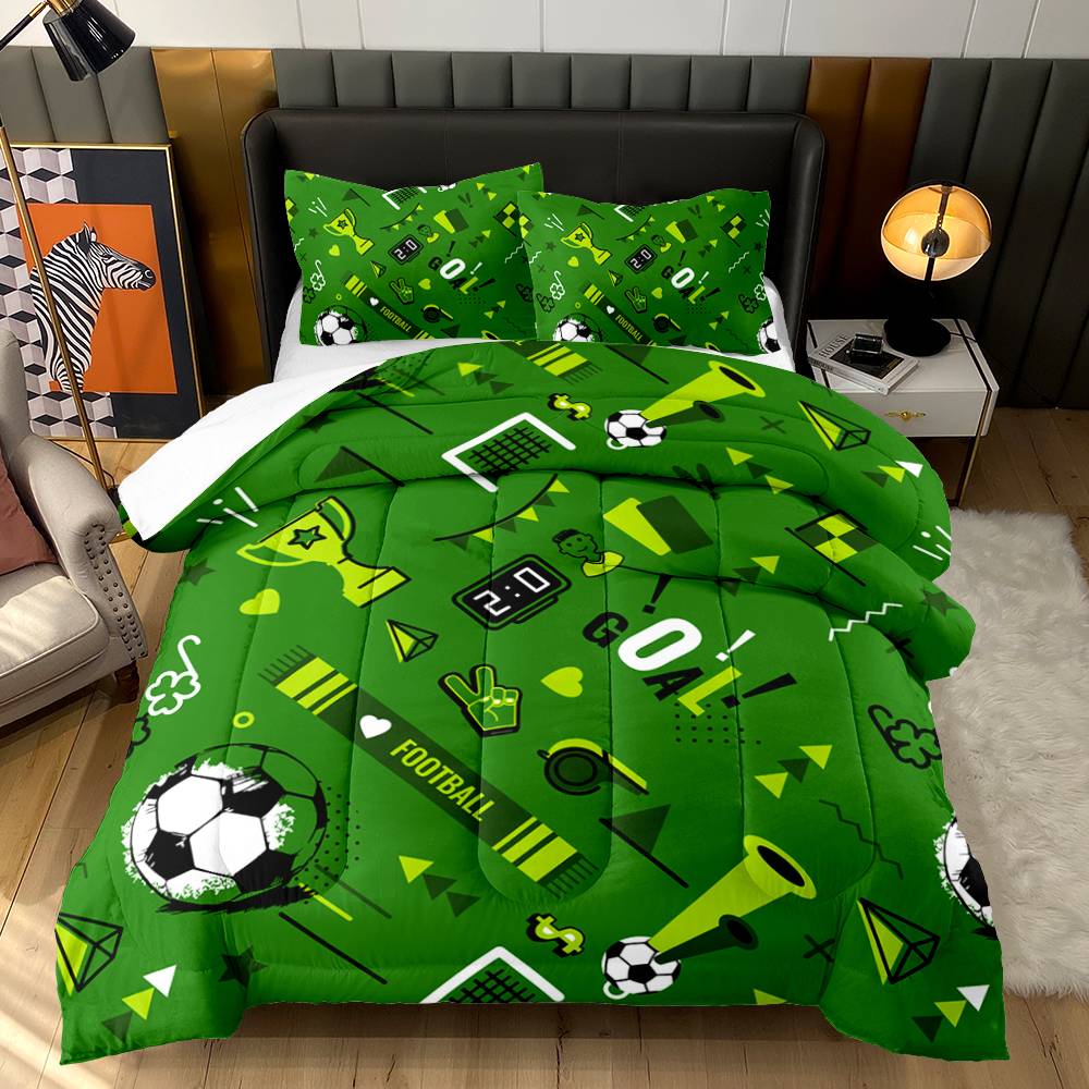 Victory Field Soccer Quilt Cover Set