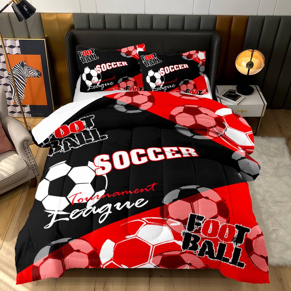 Champions Soccer League Quilt Cover Set