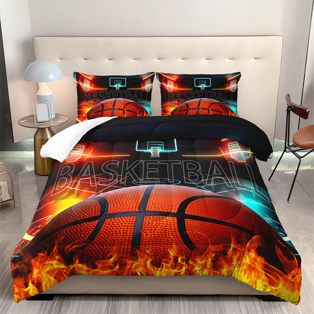 Slam Dunk Basketball Inferno Duvet Set