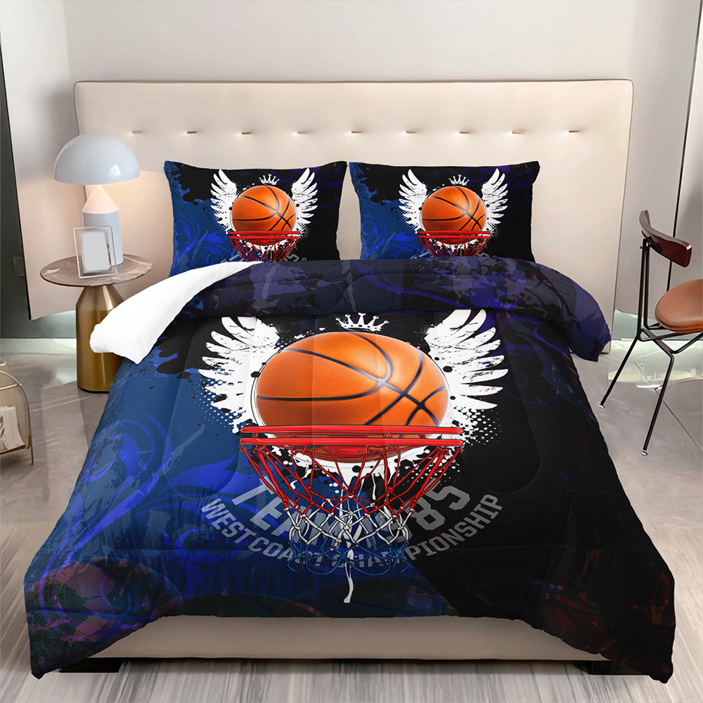 Hoops Crown Basketball Bedding Set