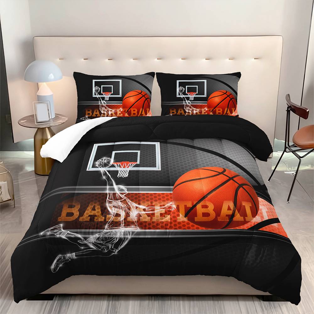 Slam Dunk Basketball Bedding Set