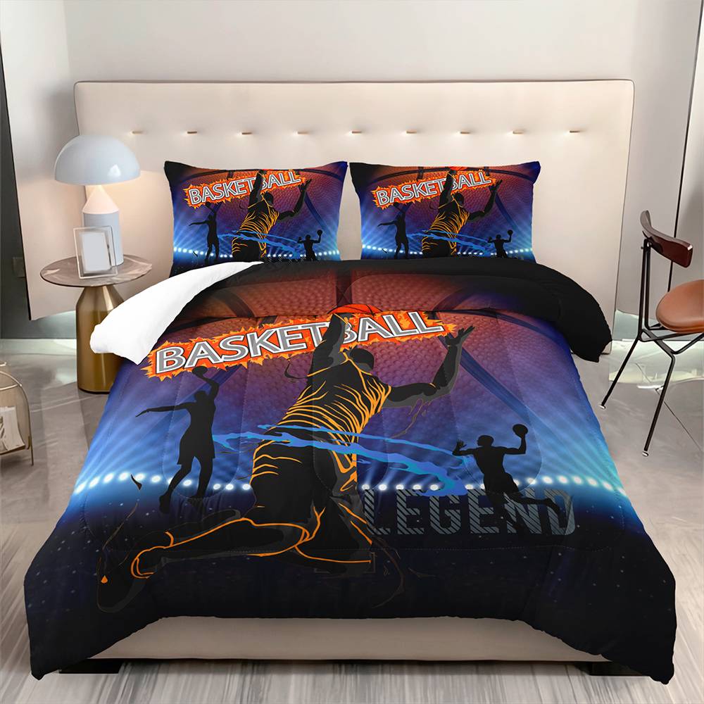 Slam Dunk Champion Basketball Duvet Set