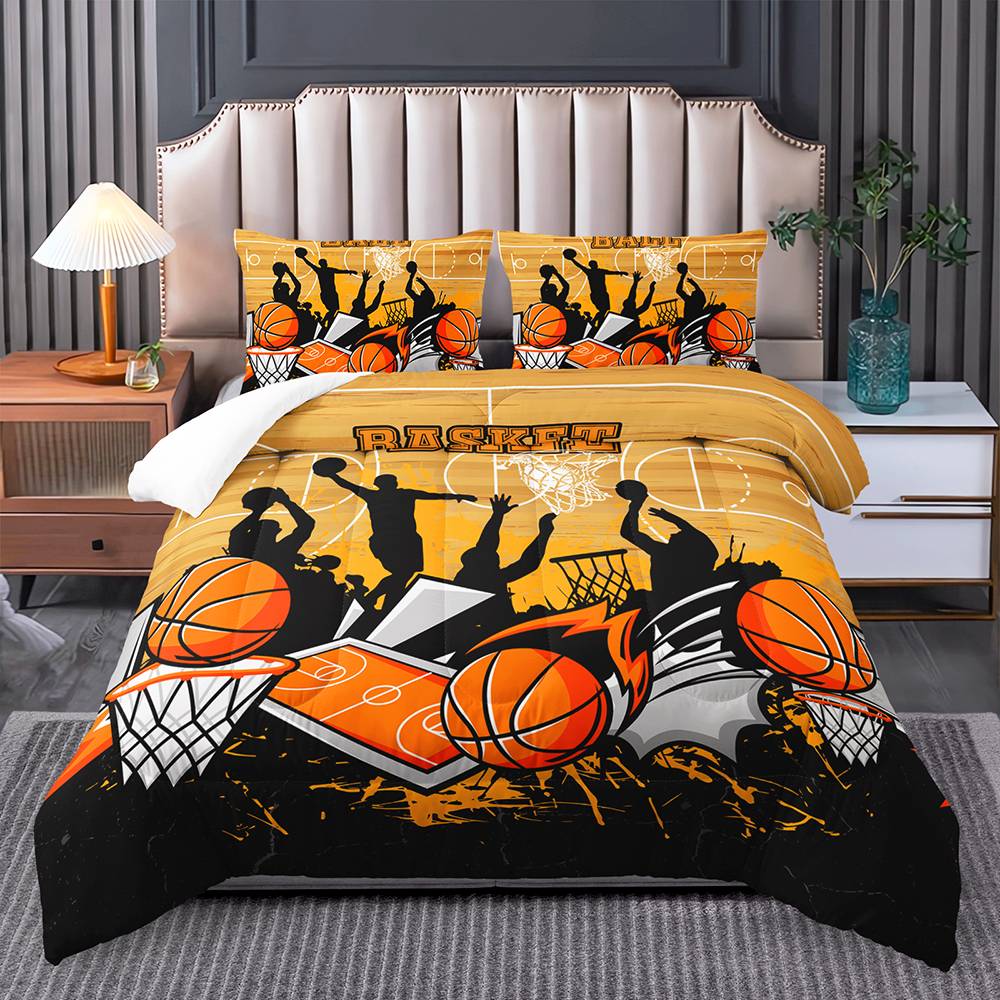 Slam Dunk Basketball Dream Duvet Set