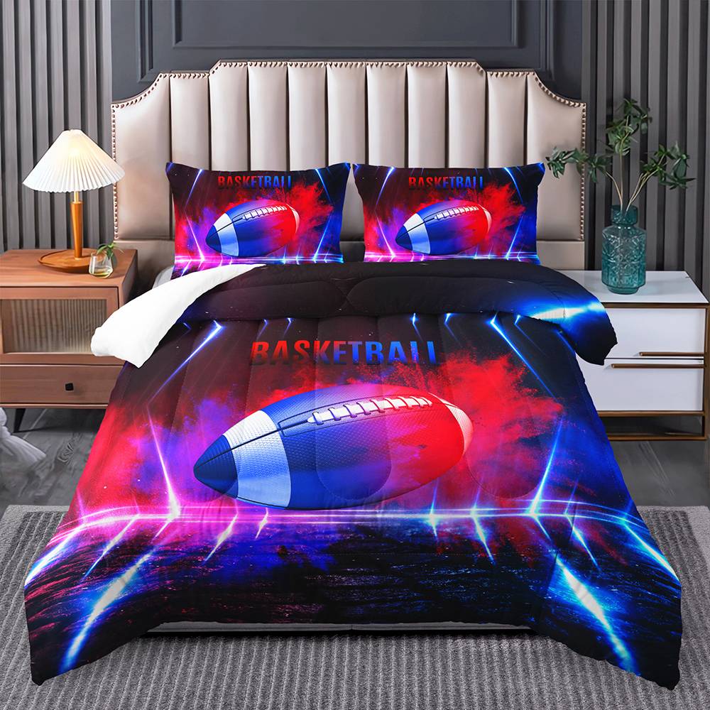 Electric Gridiron Showdown Quilt Cover Set
