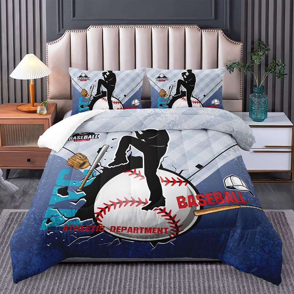 Home Run Hero Baseball Bedding Set