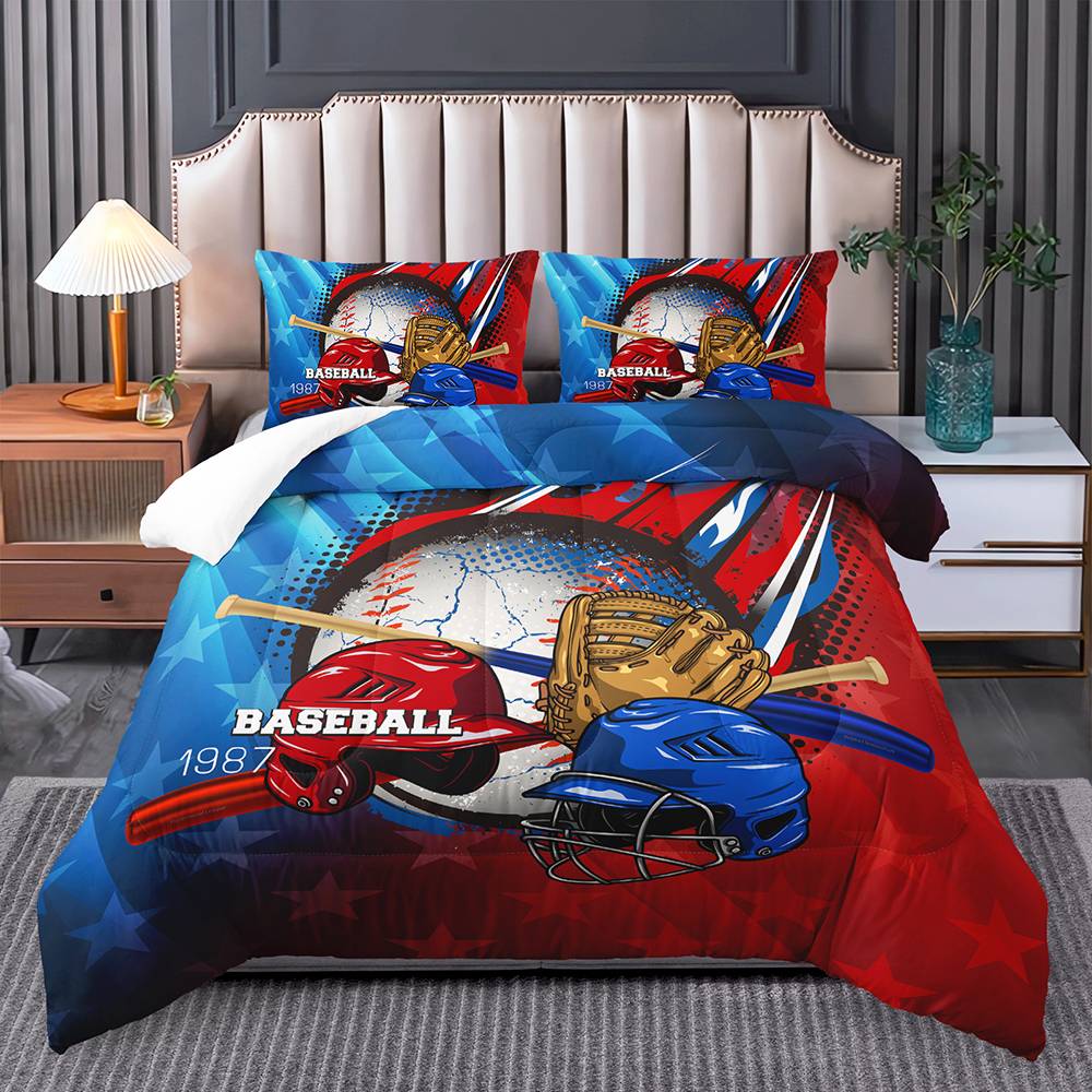 All-Star Baseball Dream Quilt Cover Set