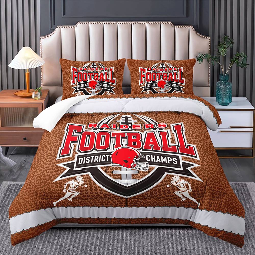 Gridiron Victory Football Bedding Set