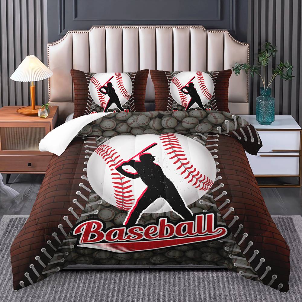 Grand Slam Baseball Dream Quilt Set