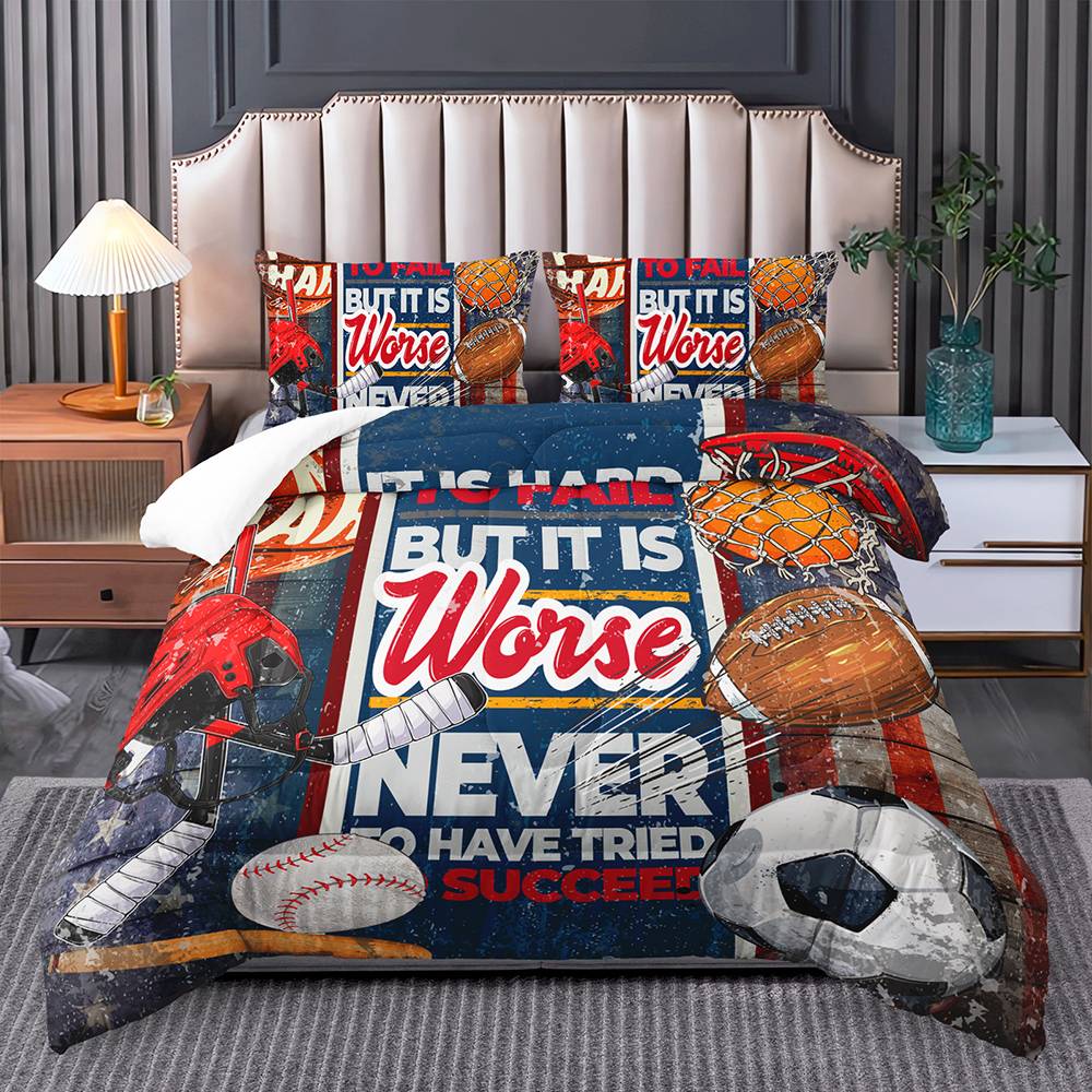 Champion's Dream Sports Bedding Set