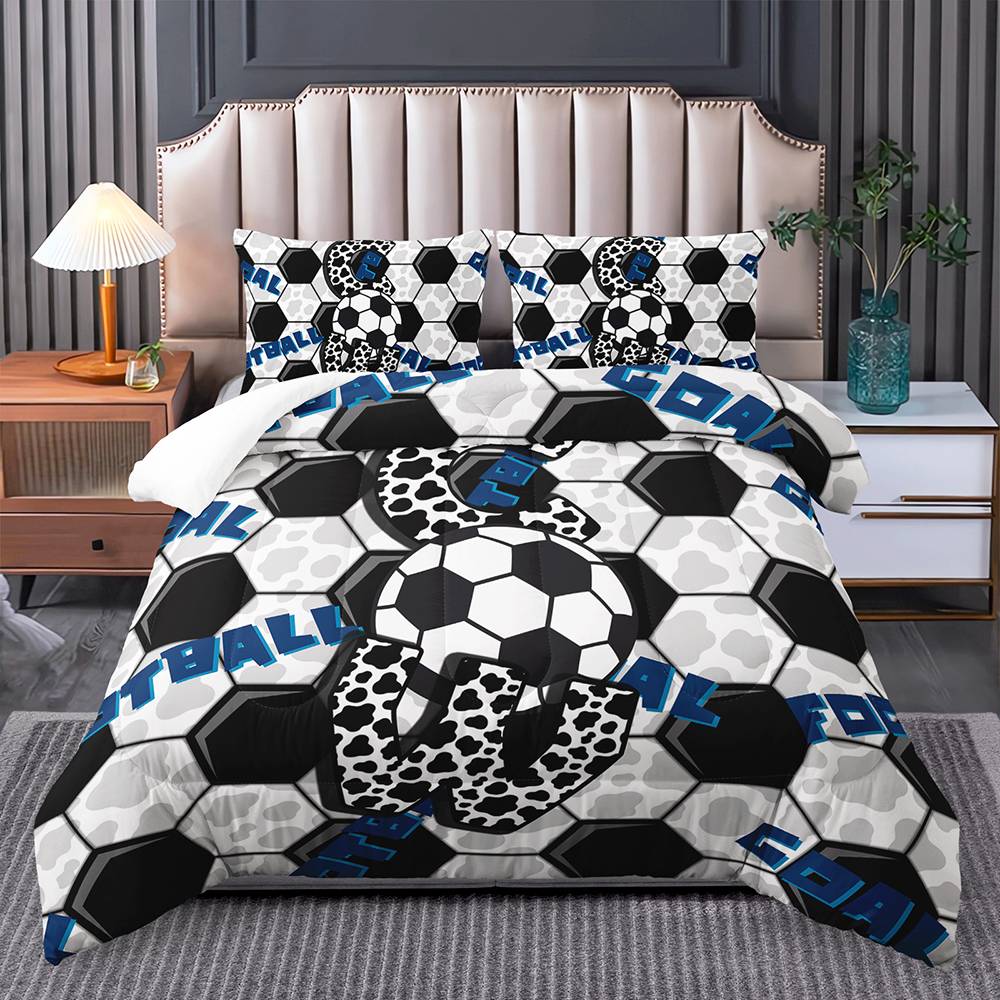 Goal-Scorer Soccer Dreams Quilt Set