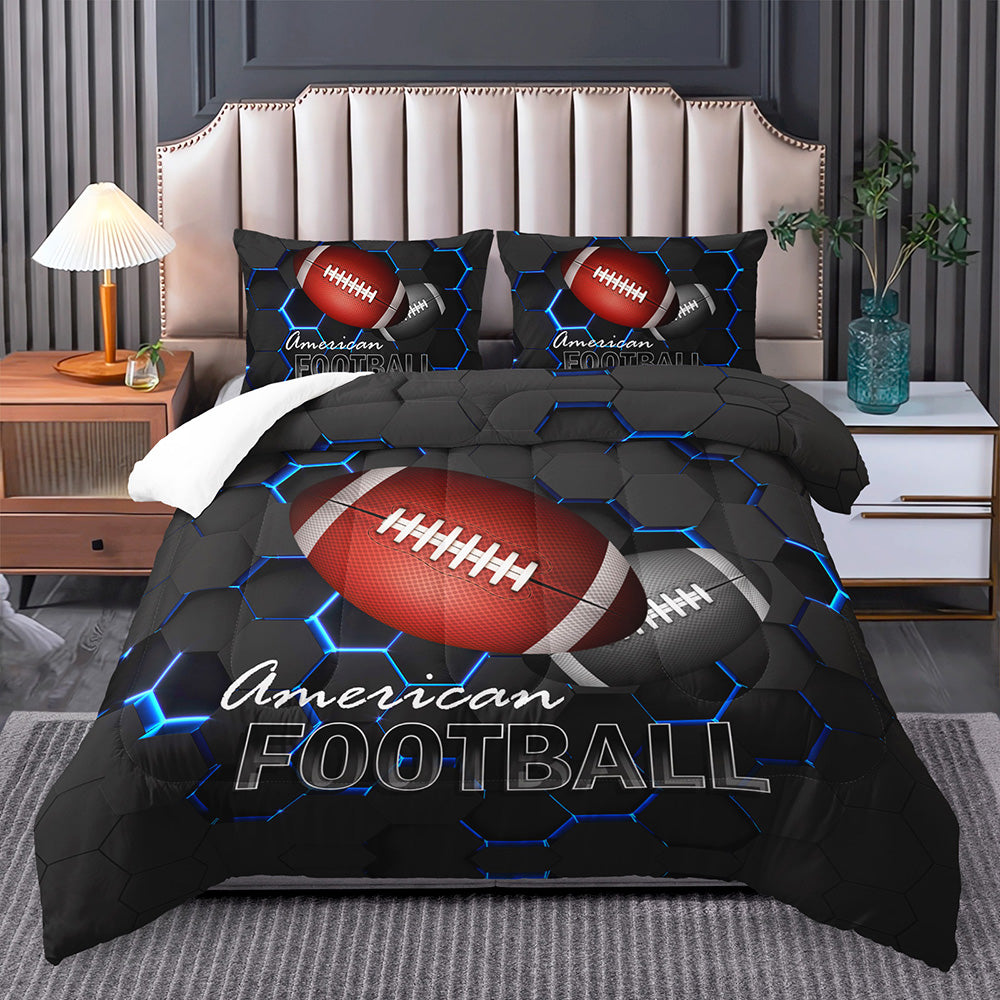Gridiron Glory American Football Bedding Set