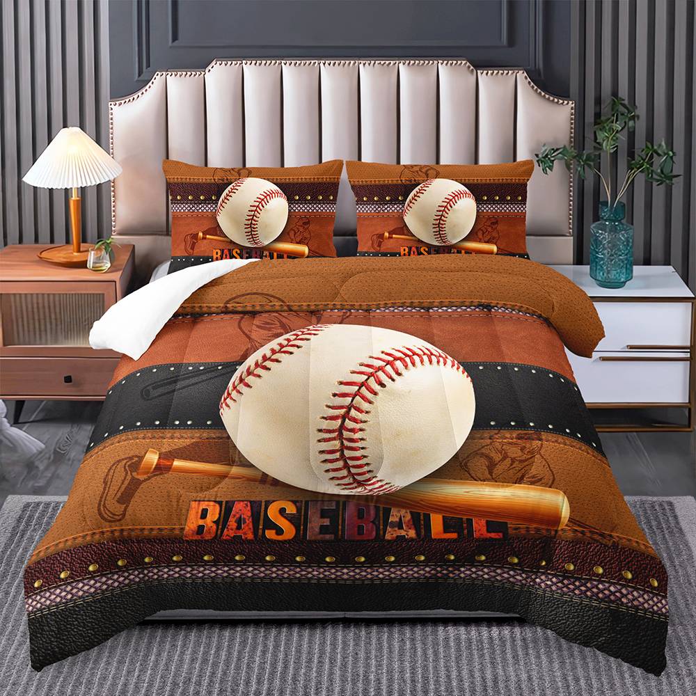 Home Run Baseball Dream Quilt Cover Set