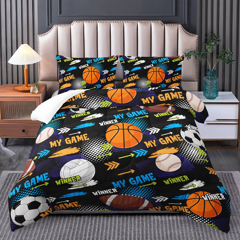 Champion's Playtime Sports Quilt Cover Set