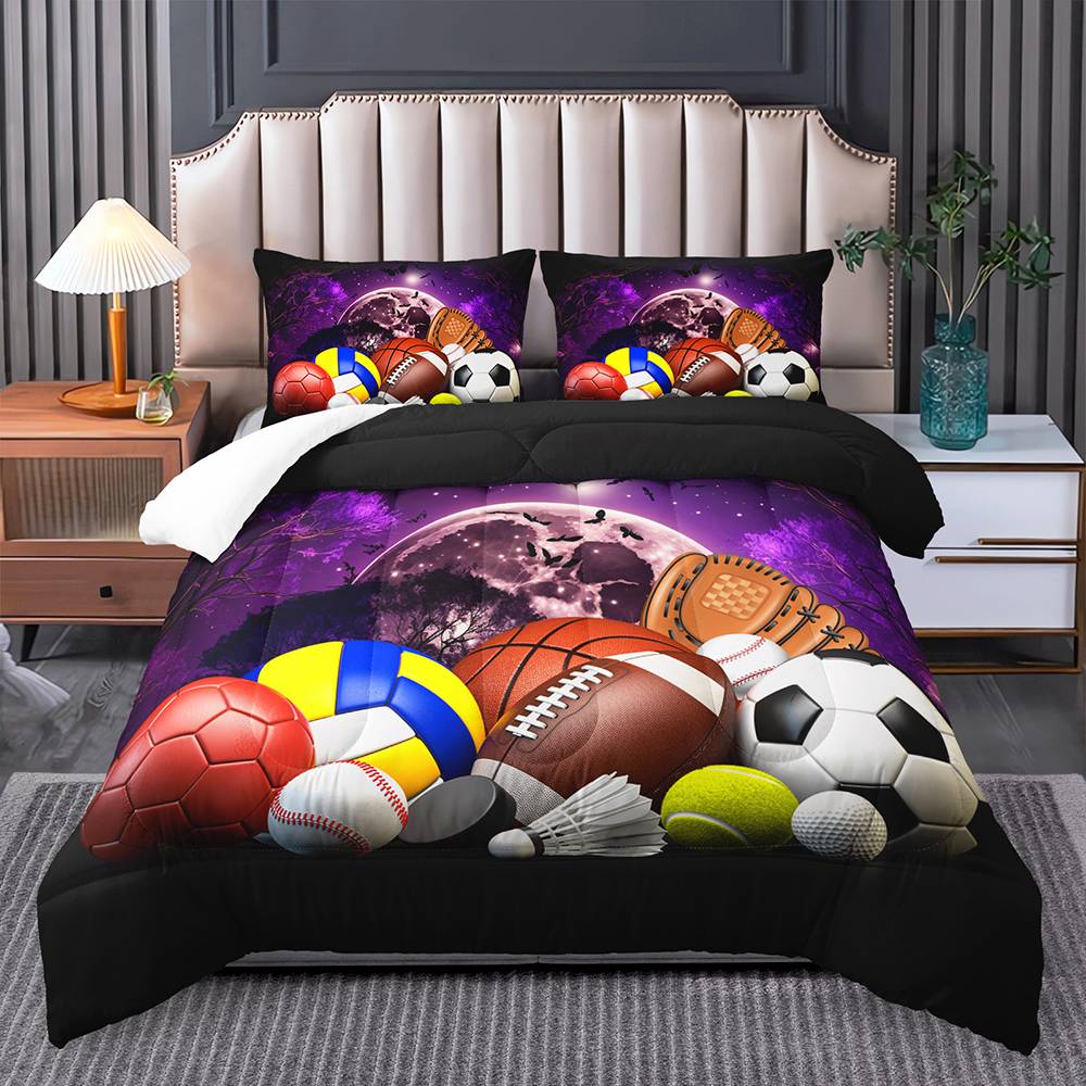 Galactic Sports Fantasy Quilt Cover Set