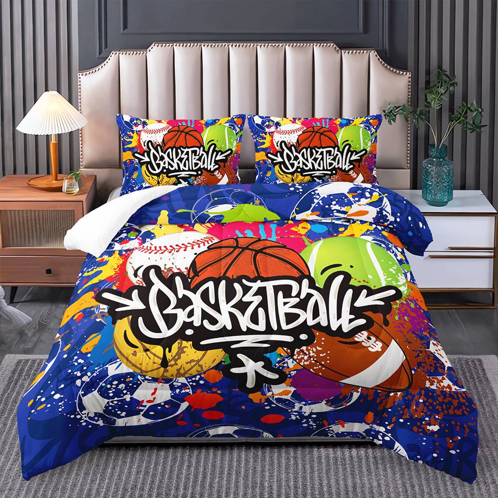 Graffiti Sports Splash Bedding Set