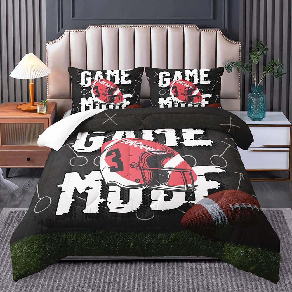 Touchdown Dreams Football Quilt Set