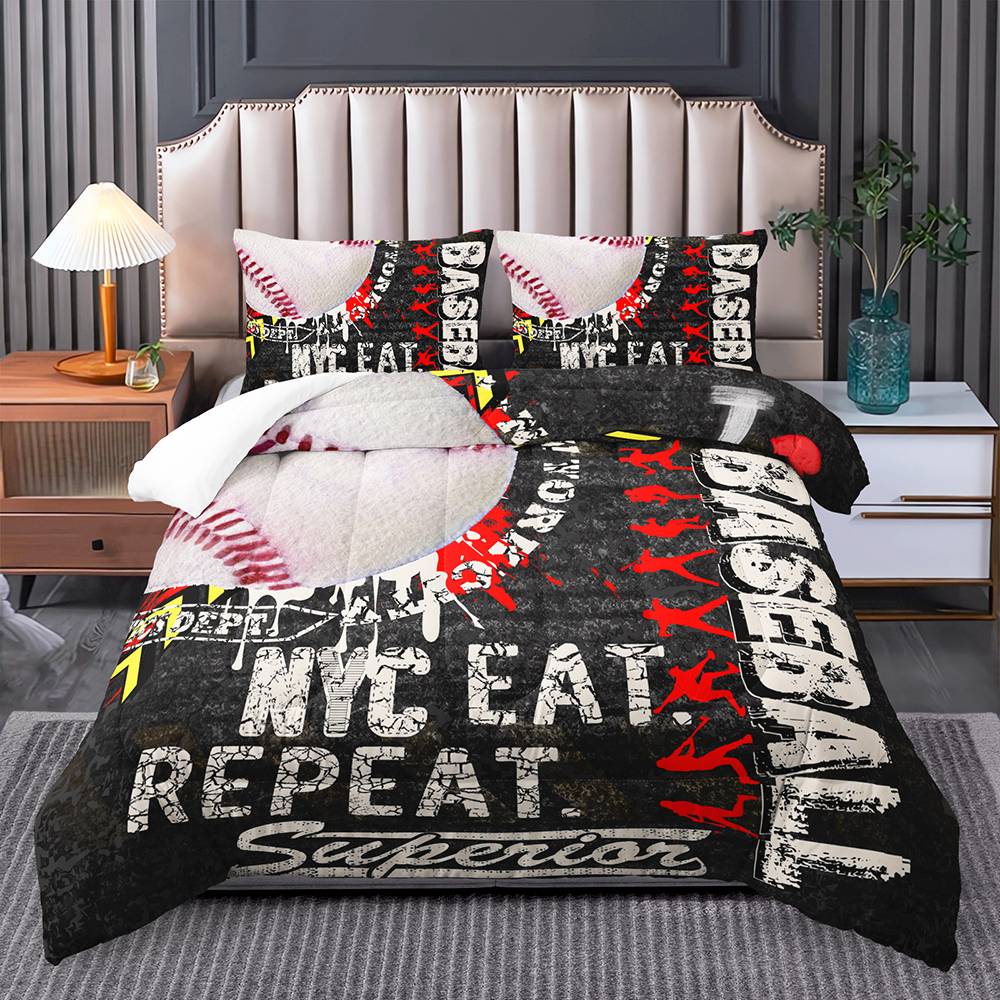 Grand Slam Baseball Dreams Quilt Set
